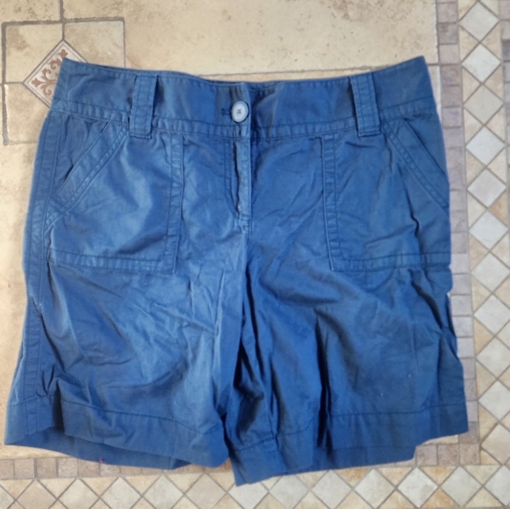 LOFT Boyfriend Twill Shorts